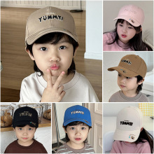 Cute Little Bear Korean New Children's Baseball Hat Half Empty Top Hat Summer Fashion and Handsome Boys Duck Tongue Hat Sunshade Hat