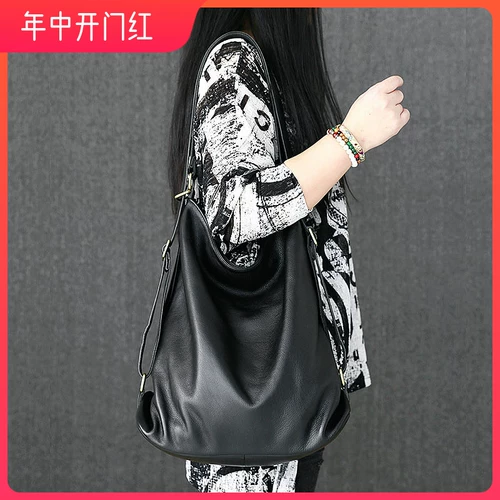 Модная кожаная сумка для путешествий, универсальный вместительный и большой рюкзак для отдыха, воловья кожа, из натуральной кожи