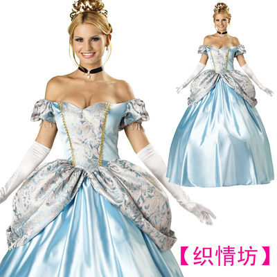 taobao agent 【织情坊】豪华版 Cosplay不可思议的爱丽丝公主裙女佣服 送裙撑