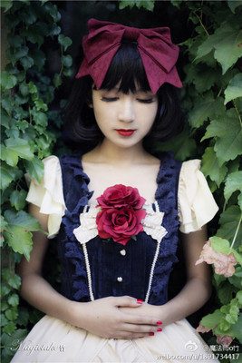 taobao agent 【Infanta.婴梵塔】Lolita* Disney *白雪姬配套红色蝴蝶结头饰KC