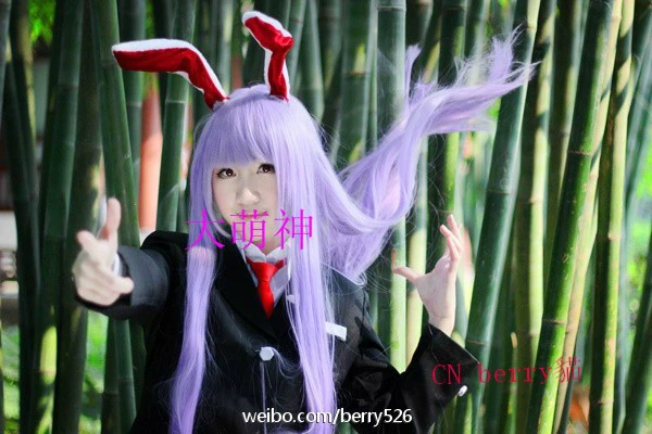 Аниме COS Oriental Project Lingxian ультра-длинные ушки кролика длинная короткая плюшевая игрушка с красной подкладкой