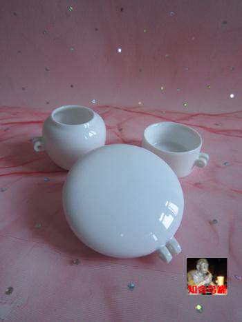 Фарфоровый резервуар для птичьего корма Gaobai Porcelain Show Eye Tank Резервуар для птичьего корма Jingdezhen Soulmate