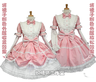 taobao agent 2015新款 Cosplay天使之爱公主裙 lolita宫廷式洋装蛋糕裙 女仆装