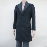 Бренд EtamHomme S/M broken code clearance, мужское зимнее теплое плотное шерстяное пальто средней длины в стиле ретро, 6070