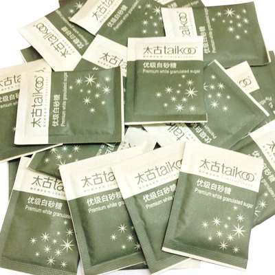 Taikoo Sugar Pack*Swire Sugar Bag Pure White Sugar 50 упаковки*5G кофе сахарная сумка Star Buck Обозначенный запас