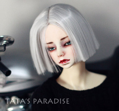 taobao agent 4分3分大叔BJD.SD.DD娃用假发 独家定中分造型毛·童子切(摩尔灰