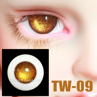 taobao agent 4分6分3分大叔BJD.SD 14.16mm眼珠TW-09闪闪无瞳系列玻璃眼送眼盒