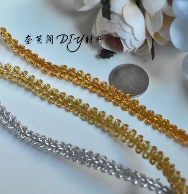 taobao agent DIY辅料蜈蚣边窗帘手工饰品头饰Lolita饰品洋装辅料满包邮