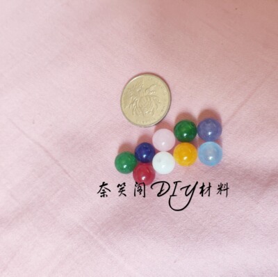 taobao agent 10mmB货玛瑙珠一颗价 发簪发饰古风DIY满额包邮