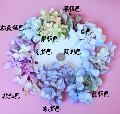taobao agent 绣球花 欧式茶花风绣球花手工DIY仿真花朵满包邮