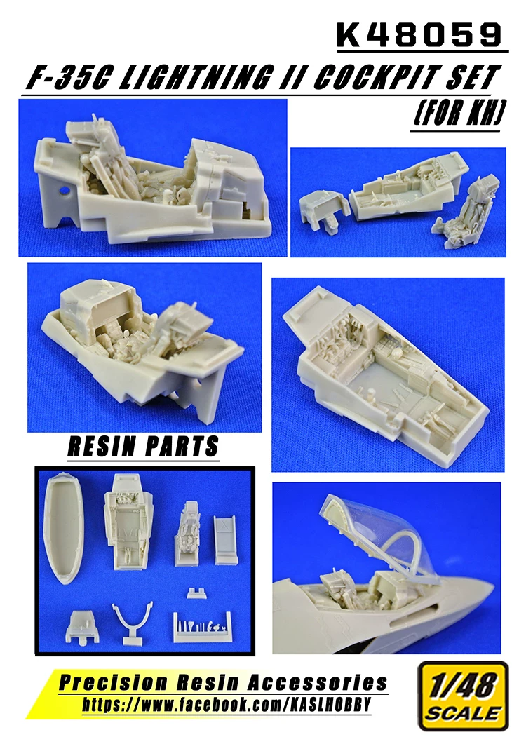 [KASL K48059 1:48 F-35C 树脂座舱 配 Kitty Hawk]
