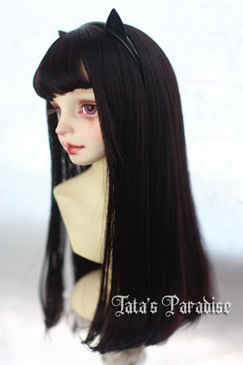 taobao agent 6分4分3分巨婴BJD.SD.DD娃用假发高温丝·空气刘海大梨花长发-Ⅱ