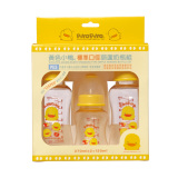 Детская бутылочка стандартного калибра Yellow duckling, специальное предложение, стандартный зазор для рта, взрывозащищенная детская бутылочка, подходящая для стандартного рта Xinanyi, высокая термостойкость