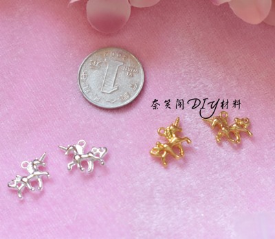 taobao agent 独角兽合金吊坠lolita 吊坠手作DIY材料满包邮