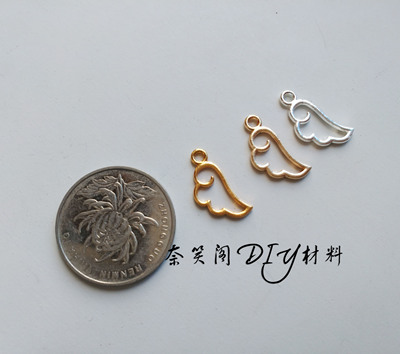 taobao agent 小翅膀合金吊坠lolita 吊坠手作DIY材料满包邮