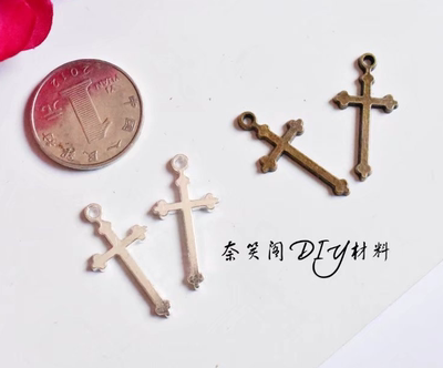 taobao agent 十字架DIY配件合金配件lolitaDIY手工材料手作材料满包邮
