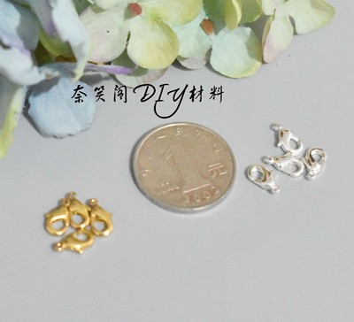 taobao agent 纯铜龙虾扣 古风发簪发饰DIY材料配件满包邮