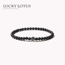 Luckylotus Ювелирные изделия очень тонкий обсидиан агат синий песок