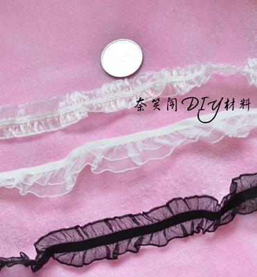 taobao agent 欧根纱花边手工DIY饰品蕾丝花边辅料弹力