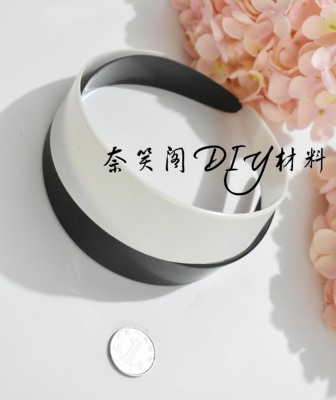 taobao agent 手工DIY头饰发箍3.8cm宽大发箍塑料发箍满包邮