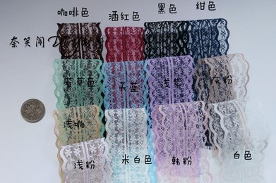 taobao agent 米字蕾丝4cm手工DIY头饰饰品服装辅料蕾丝无弹力蕾丝满包邮
