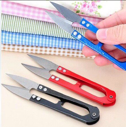 U-образные ножницы DIY tools|плетеная рулетка с пуговицами для обугливания стального бамбука...
