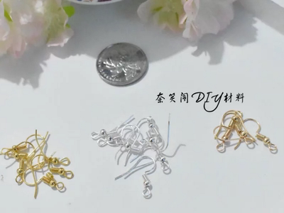 taobao agent 耳钩耳环合金DIY配件合金配件lolitaDIY手工材料手作材料满包邮