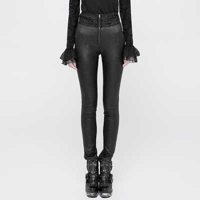 taobao agent ╋魔叹╋ PUNK RAVE歌特GOTHIC英伦贵族礼服提花刺绣长裤女 WK330