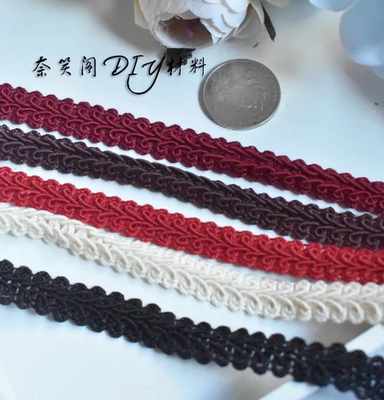 taobao agent 1.2cm蜈蚣边花边多色现货满包邮