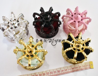 taobao agent lolita皇冠手工DIY饰品配件皇冠 lolita手杖头饰DIY材料满包邮