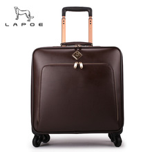 13 year old store with five sizes of luggage, coffee color, pull rod luggage, 16 inch luggage, luggage box, 22 inch travel suitcase, leather suitcase