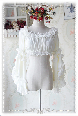 taobao agent 【Infanta.婴梵塔】Lolita可拆卸姬系接袖雪纺抹胸均码内搭现货