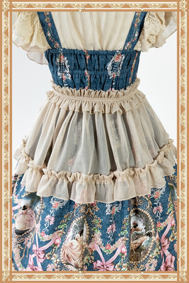 taobao agent 【Infanta.婴梵塔】LOLITA*童话镇的舞会*系列 /背纱/臀帘/延长撑