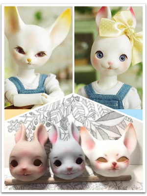 taobao agent 预定 FALLINDOLL   ABS 6分 BJD Rabi  Force Basic