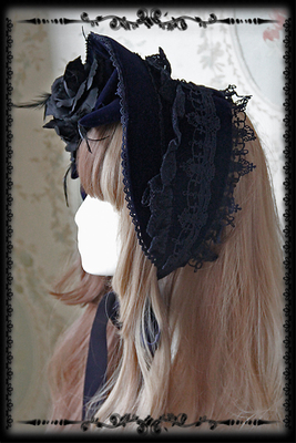 taobao agent 【Infanta.婴梵塔】Lolita蔷薇圣堂*Rose Sanctuary*bonnet遮阳帽