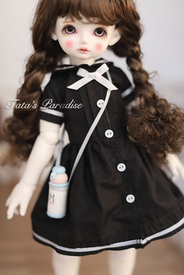 taobao agent 1/6分4分3分BJD.MSD.YOSD.MDD.SD10娃衣洋装 水手服连衣裙 黑色