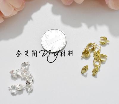 taobao agent 瓜子扣古风汉服发簪发夹发卡DIY配件纯铜花片满包邮