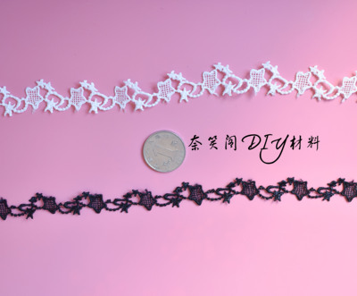 taobao agent 1.3cm蕾丝牛奶丝手袖装饰花边带lolita diy手工花边满包邮