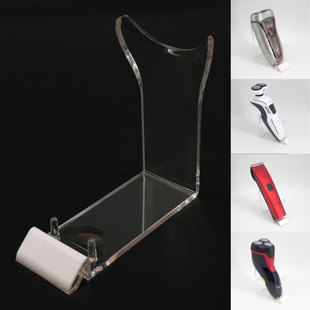 Customized Logo Transparent Display Rack Electric Shaver Electric Clipper Display Rack Exhibition Store Sample Rack