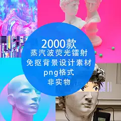 Vaporwave素材 新人首單立減十元 21年8月 淘寶海外