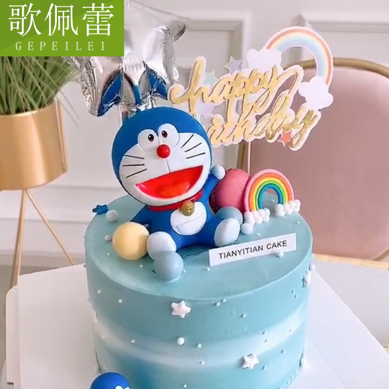 生日蛋糕装饰机器猫新品 生日蛋糕装饰机器猫价格 生日蛋糕装饰机器猫包邮 品牌 淘宝海外