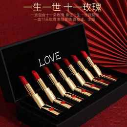 520 Chinese lipstick set gift box Seven Eve Valentine's Day gift birthday gift girl to girlfriend