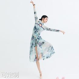 Classical dance special elastic cheongsam charm practice performance dress female multi-love human fireworks dance suit