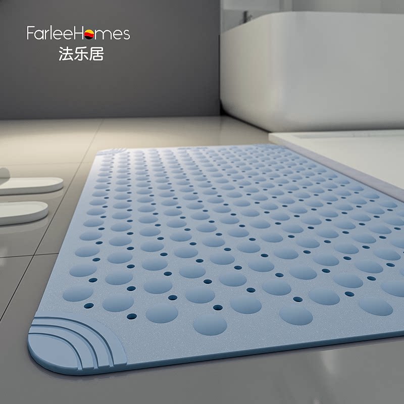 Eco-friendly TPE bathroom non-slip mat home toilet mat toilet bath shower room children anti-fall mat Q bullet