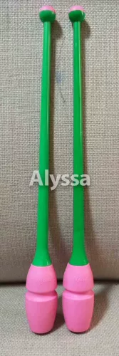 Alyssa Art Gymnastics Rod-Rubber Вставка палка Двойной японские первые эксклюзивные продукты в Китае 455 мм