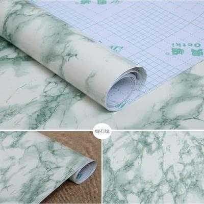 歐式自粘黑色仿大理石紋壁紙波音軟片餐桌茶幾洗手盆檯面翻新貼紙