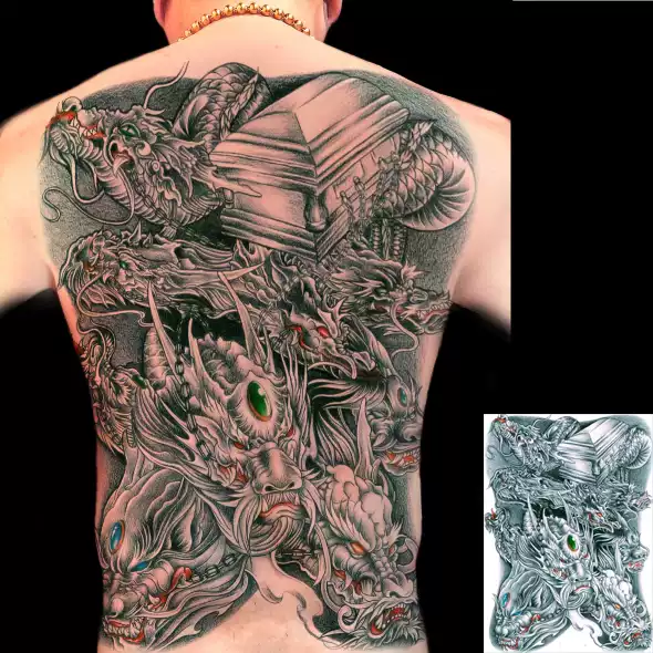 龙刺青图图案 龙刺青图意思 龙刺青图价格 哪里买 淘宝海外