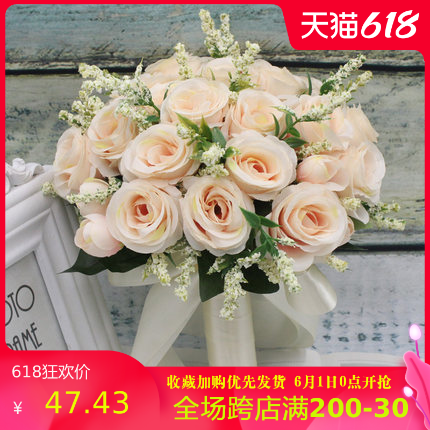 欧式仿真红玫瑰捧花花束 新人首单优惠推荐 21年6月 淘宝海外