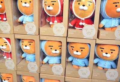 韩国ryan玩偶图片 韩国ryan玩偶卡通 韩国ryan玩偶价格 价钱 淘宝海外