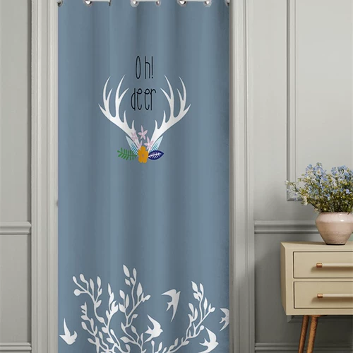 Скандинавская спальня С комнатой, кухней, кондиционером, дверной занавеской